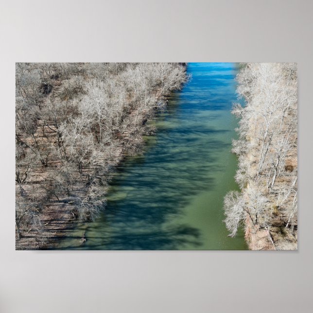 Póster Douglassville Schuylkill River PA (Frente)