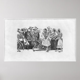 Póster D'outretombe de Calavera du jarabe