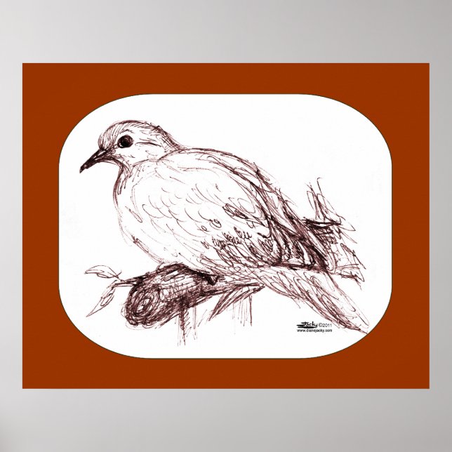 Póster Dove Baby de duelo (Frente)