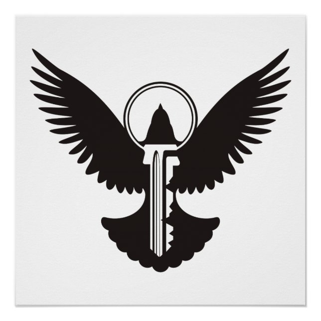 Póster Dove con clave (Anverso)