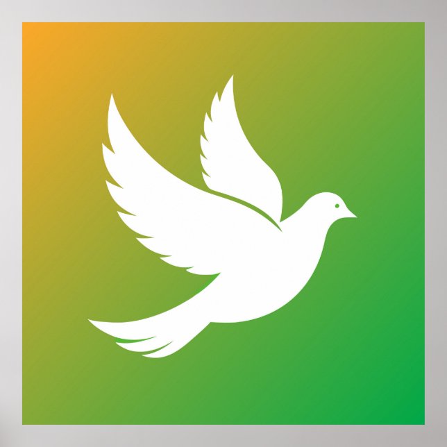 Póster Dove Silhouette (Frente)