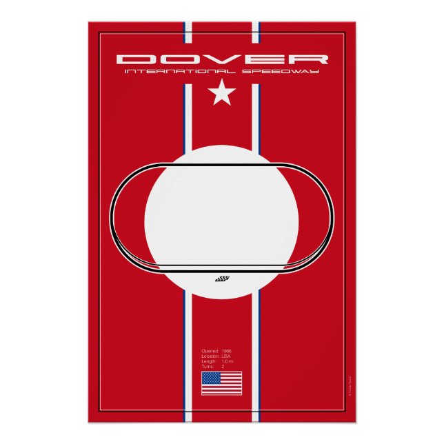 Póster Dover International Speedway (Anverso)