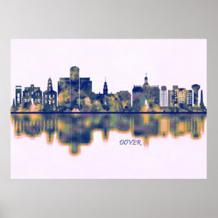 Póster Dover Skyline
