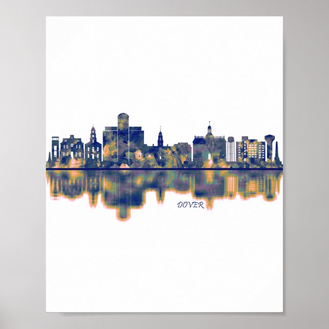 Póster Dover Skyline (Frente)