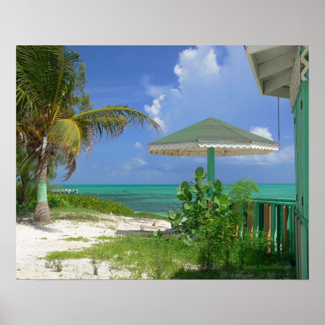 Póster "Down By the Seaside" /Caribbean Al Fresco Cenar/ (Frente)