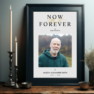 Póster Downloadable Exquisite Gray Elegant Funeral Photo