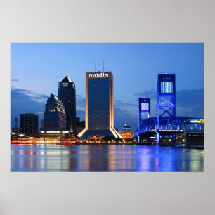 Póster Downtown Jacksonville