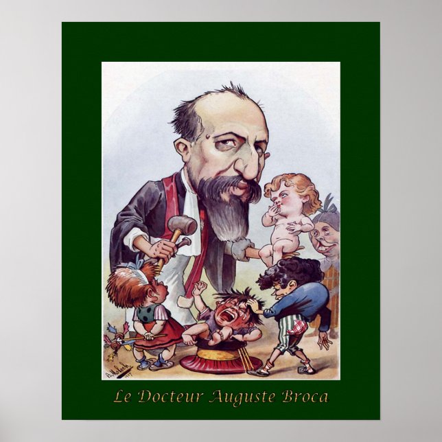 Póster Dr. Augustus Broca ~ Pediatría/Cirugía ~ Moloch (Frente)