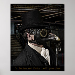 Póster Dr. Beulenpest visita la mina Imperio