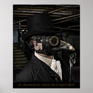 Póster Dr. Beulenpest visita la mina Imperio