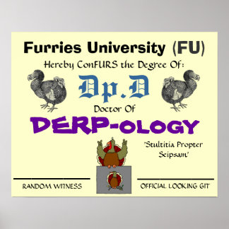 Póster Dr. de DERP-ology 2