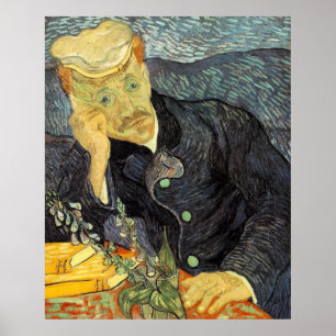 Póster Dr. Gachet - Van Gogh - c1890