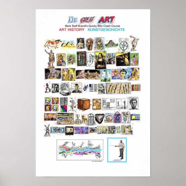 Poster Dr. Great Art Historia Completa de Arte (Frente)