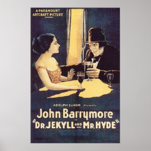 Póster Dr. Jekyll y Sr. Hyde 1920 Poster