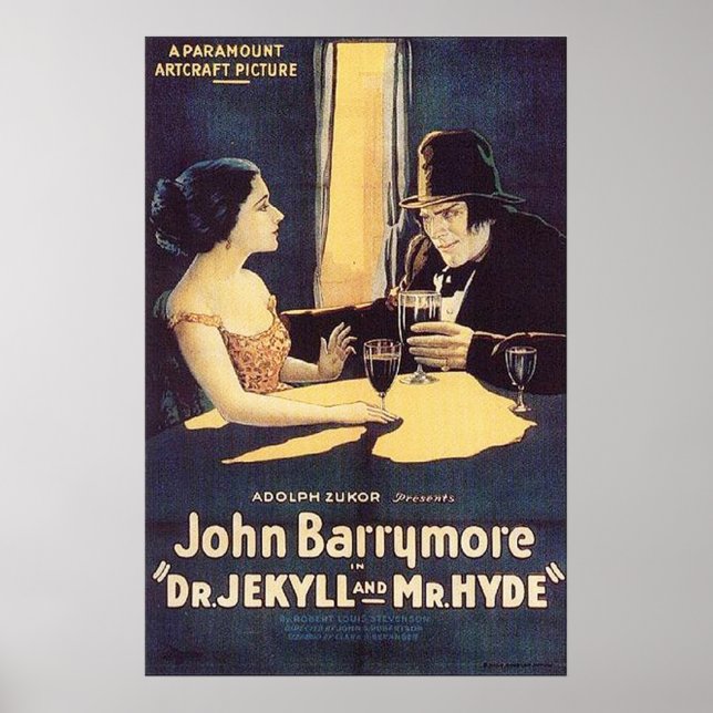 Póster Dr. Jekyll y Sr. Hyde 1920 Poster (Frente)