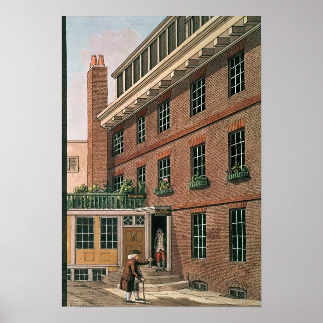 Póster Dr Johnson and his servant, Francis at Bolt (Frente)