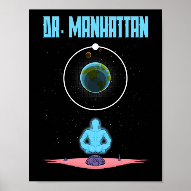 Póster Dr. Manhattan (Frente)