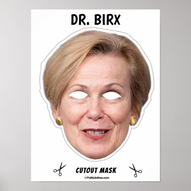 Póster DR Máscara de BIRX Halloween (Frente)