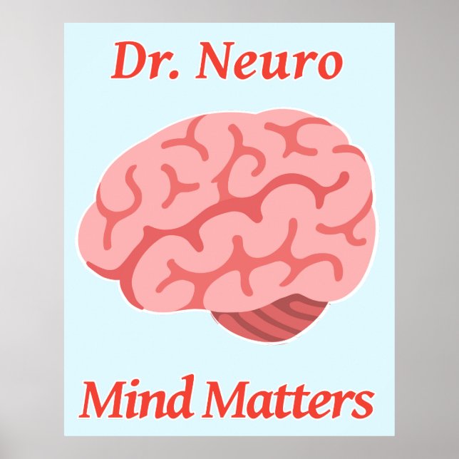 Póster Dr. Neuro Mind Matters (Frente)