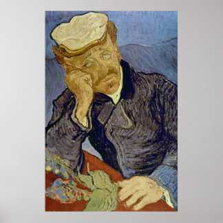 Póster Dr. Paul Gachet (segunda versión) de Vincent van G