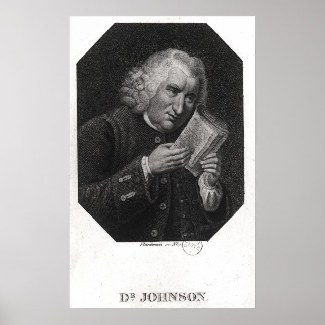 Póster Dr. Samuel Johnson (Frente)