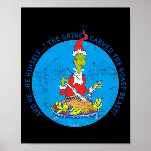 Póster Dr Seuss Christmas Roast  (Frente)