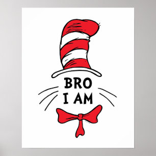 Póster Dr. Seuss   El gato en el Gorra - Hermano