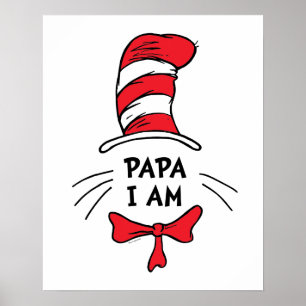 Póster Dr. Seuss   El gato en el Gorra - Papá, soy