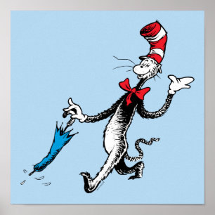 Póster Dr. Seuss El gato en el sombrero Paseo del parag