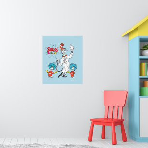 Póster Dr. Seuss   Gato en el Gorra busca ciencia
