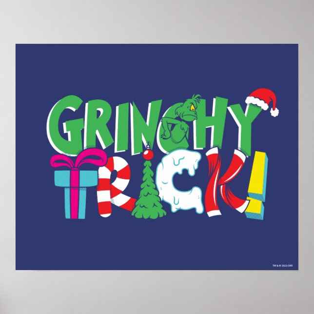 Póster Dr. Seuss | Grinchy Trick (Frente)