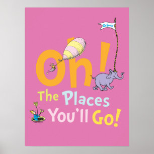 Póster Dr. Seuss   ¡Oh! El desfile de los lugares
