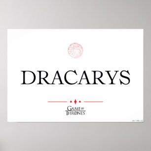 Póster Dracarys