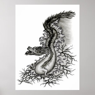Póster Drache chino