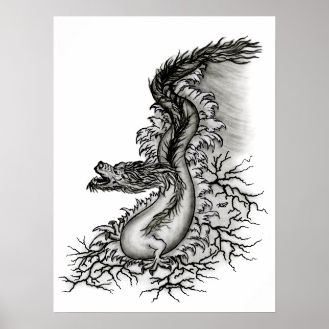 Póster Drache chino (Frente)