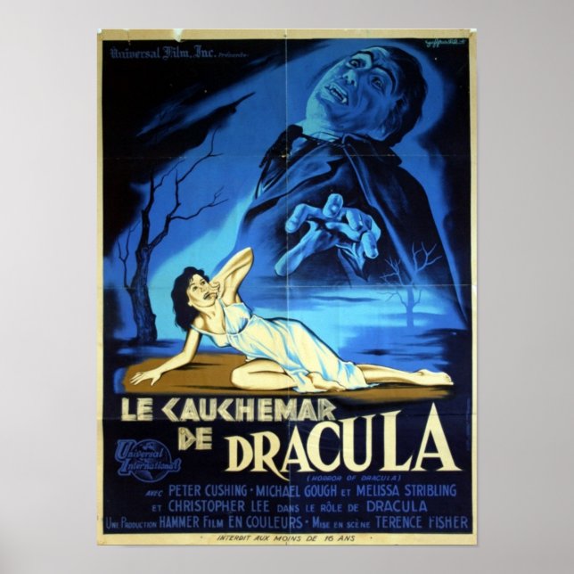 Póster Dracula francesa (Frente)