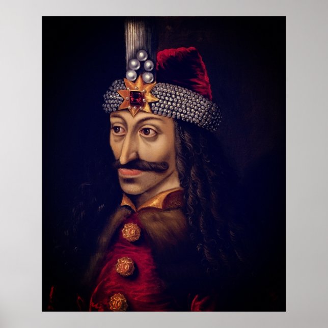 Póster Drăculea - Drácula Vlad III - Vlad el Impaler (Frente)