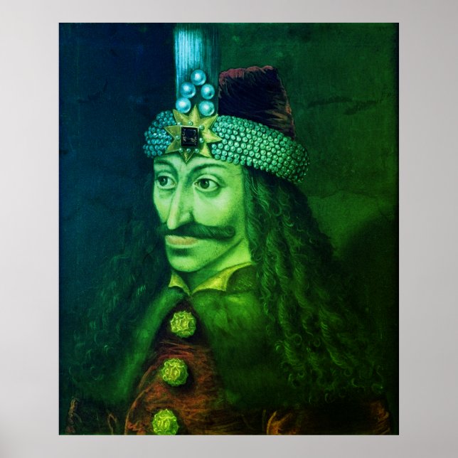 Póster Drăculea – Vlad III Dracula – Vlad the Impaler (Frente)