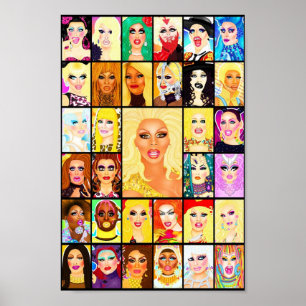 PÓSTER DRAG QUEEN ROYALTY