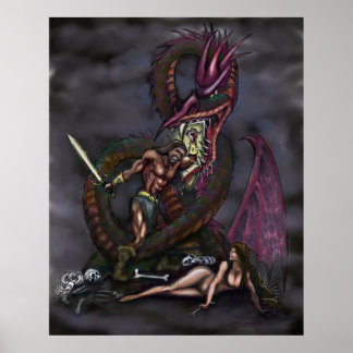 Póster Dragador
