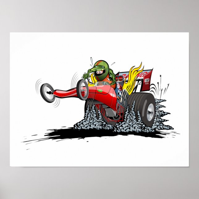 Póster dragador personalizado (Frente)