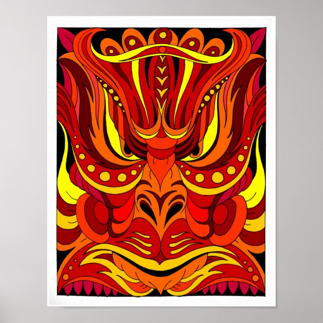 Póster Dragón (Frente)