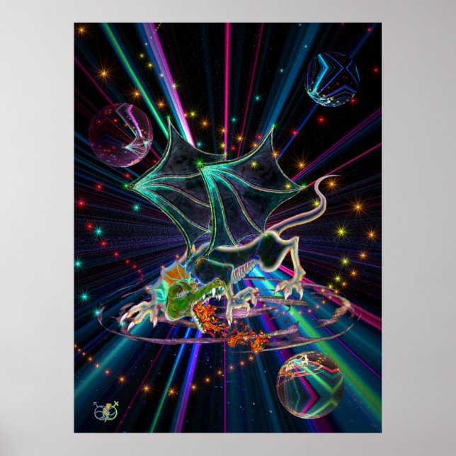 Póster Dragón (Frente)