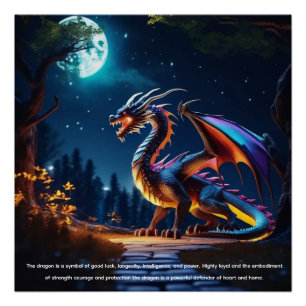 Póster Dragón