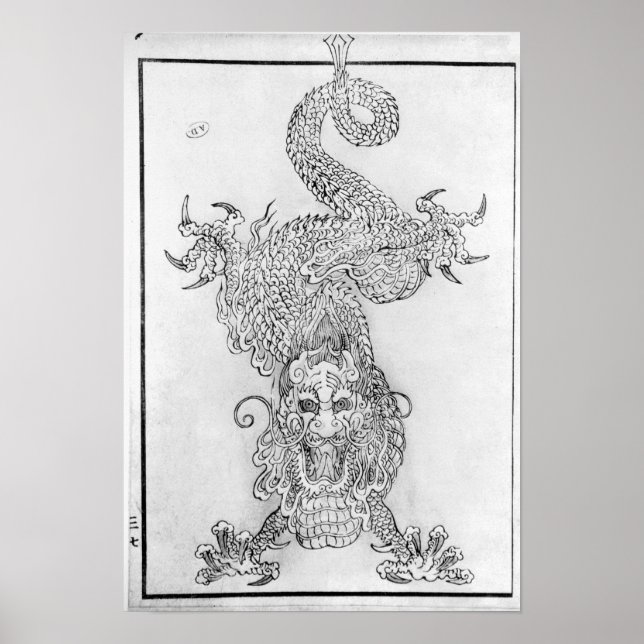 Póster Dragón (Frente)