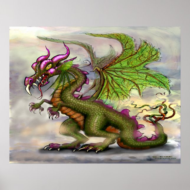 Póster Dragón (Frente)