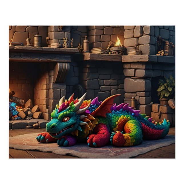 Póster Dragón (Anverso)