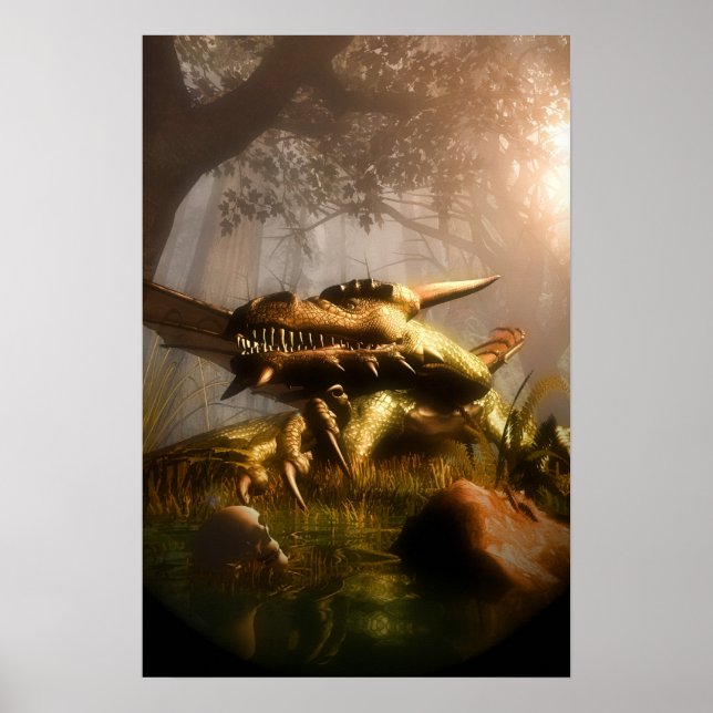 Póster Dragón (Frente)