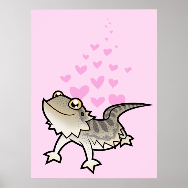 Póster Dragón Barbudo / Dragón de Rankin Amor (Frente)