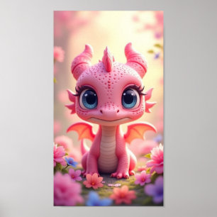 Póster Dragón Bebé